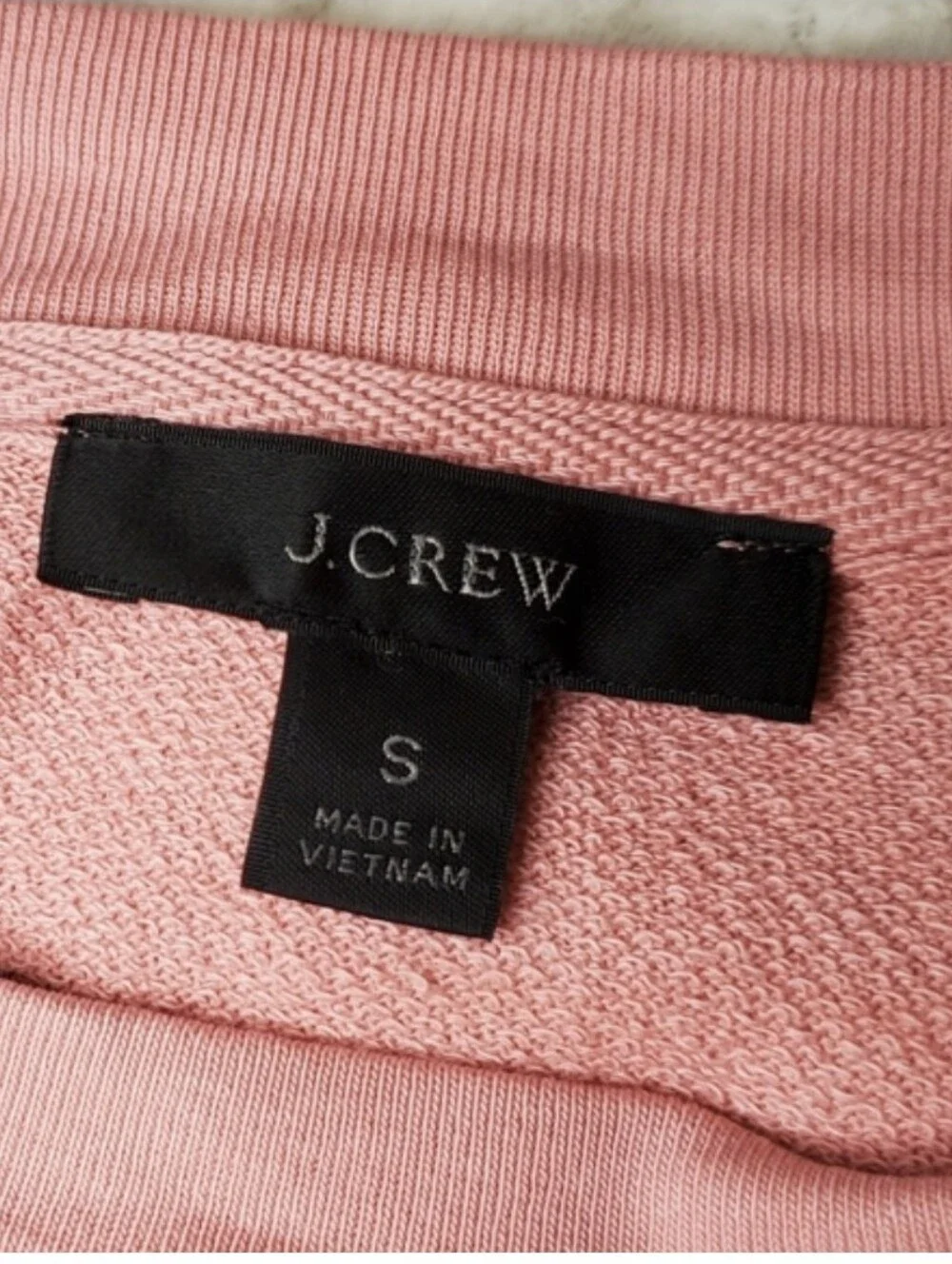 J. CREW Women's Blush Pink Cotton Oversized Sweater Dress Size S
